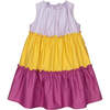 Sleeveless Poplin Ruffle Dress, Multicolor - Dresses - 1 - thumbnail