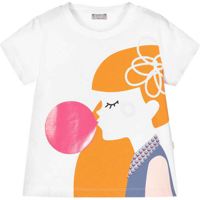 Bubblegum Graphic T-Shirt, White