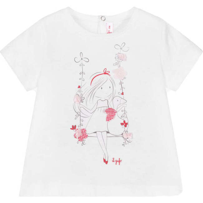 Princess Swing T-Shirt, White - T-Shirts - 1