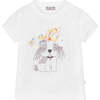 Puppy Graphic T-Shirt, White - T-Shirts - 1 - thumbnail