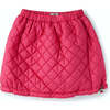 Matelasse Nylon Skirt, Fuchsia - Skirts - 1 - thumbnail