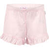 Pale Ruffle Shorts, Pink - Shorts - 1 - thumbnail
