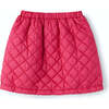 Matelasse Nylon Skirt, Fuchsia - Skirts - 2