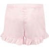 Pale Ruffle Shorts, Pink - Shorts - 2
