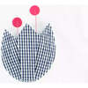 Plaid Jersey Dress, White - Dresses - 3