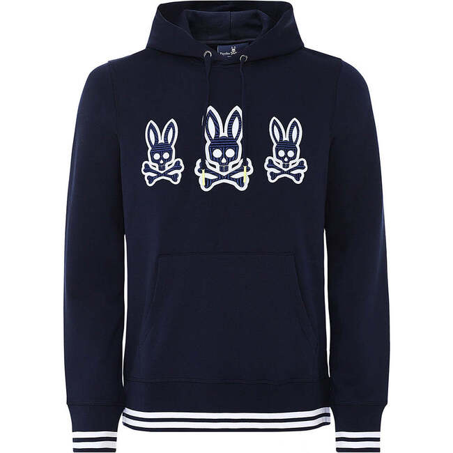 Liam Graphic Hoodie, Navy
