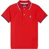 Neon Lincoln Polo, Red - Polo Shirts - 1 - thumbnail