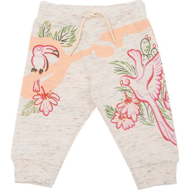 Tropical Graphic Sweatpants, Off White