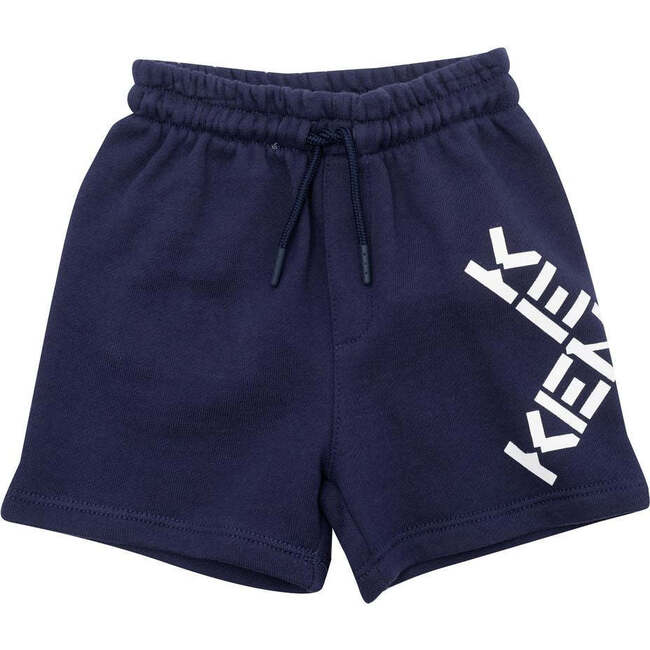 X Logo Shorts, Navy