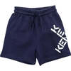 X Logo Shorts, Navy - Shorts - 1 - thumbnail
