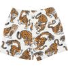 Pop Tiger Shorts, Off White - Shorts - 1 - thumbnail