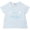 Elephant Logo T-Shirt, Light Blue - T-Shirts - 1 - thumbnail