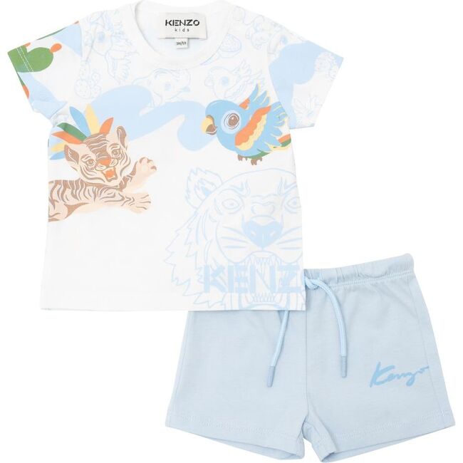 Baby Tiger Outfit, Light Blue