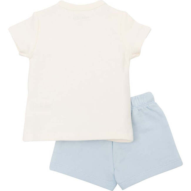 Birdie Logo Outfit, Light Blue - Mixed Apparel Set - 2