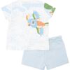 Baby Tiger Outfit, Light Blue - Mixed Apparel Set - 2