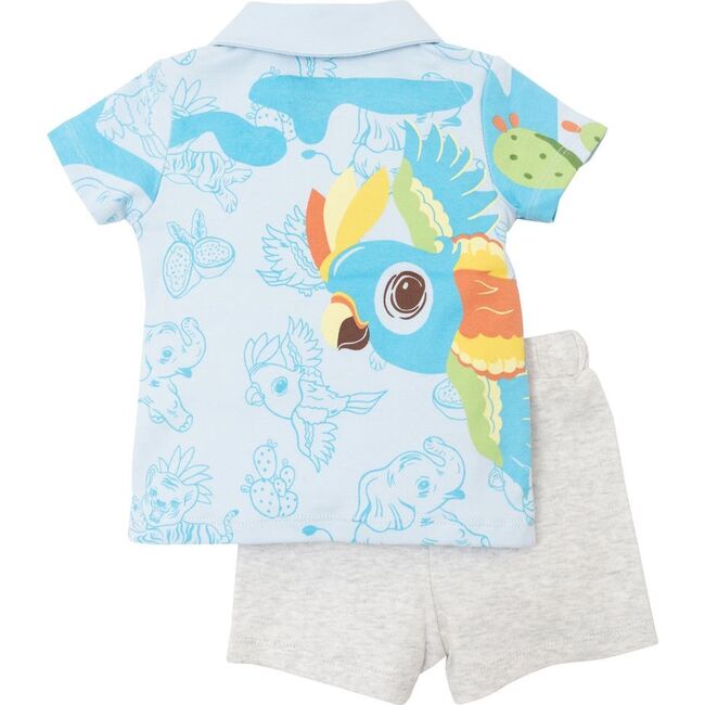 Baby Tiger Polo Outfit, Blue