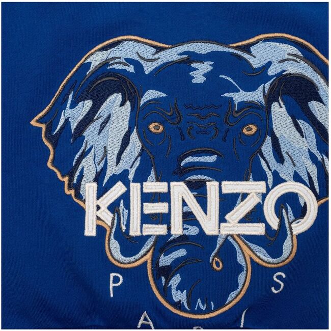 Iconic Elephant Sweatshirt, Blue - Sweatshirts - 3