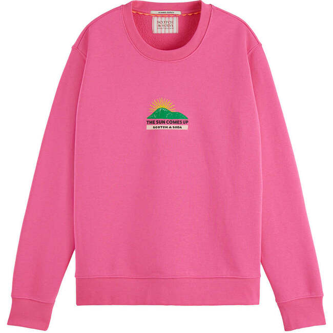 Desert Graphic Sweatshirt, Pink