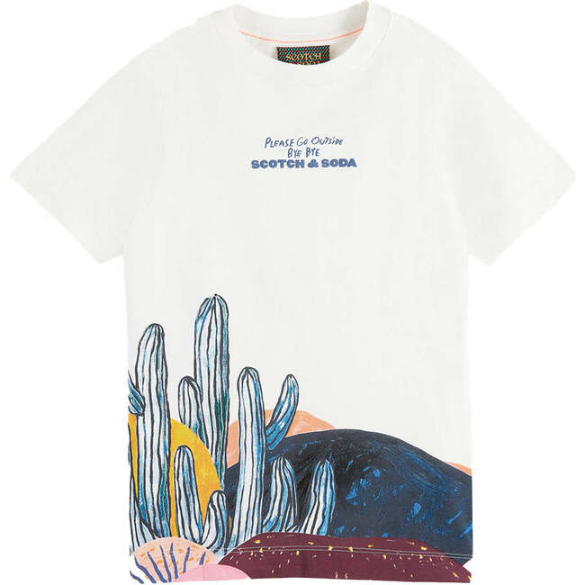 Desert Graphic Logo T-Shirt, White