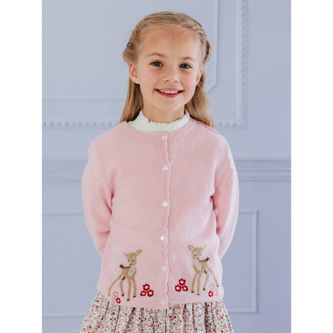 Fawn Cardigan, Pale Pink - Cardigans - 3