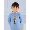 Edgar Elephant Sweater, Mid Blue - Sweaters - 3