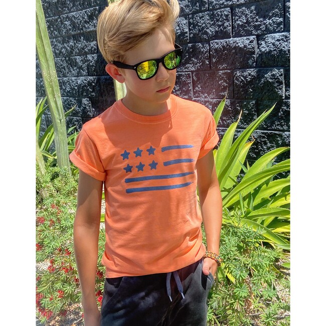 FLAG T-shirt, Retro Orange - T-Shirts - 5
