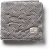 Waves Baby Blanket, Gray - Blankets - 1 - thumbnail