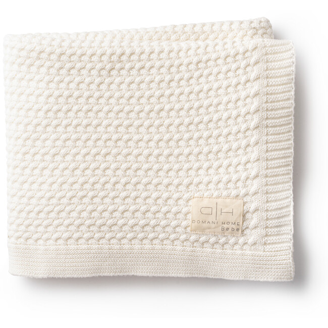 Herringbone Blanket, Cream - Blankets - 1