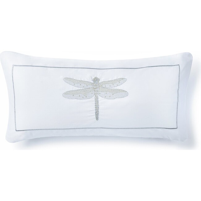 Dragonfly Accent Pillow Case, Metallic