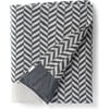 Zima Herringbone Throw Gray - Throws - 2