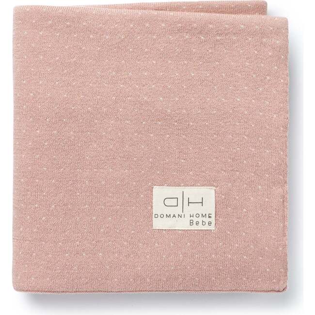 Dotty Baby Blanket, Pale Pink