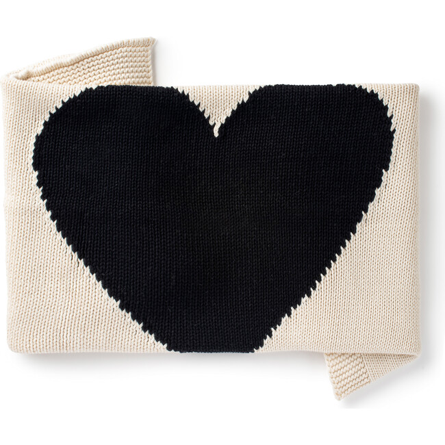 Heart Blanket, Black
