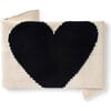 Heart Blanket, Black - Blankets - 1 - thumbnail