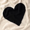 Heart Blanket, Black - Blankets - 2