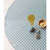 High Chair Splat Mat , Spotted, Moss - Playmats - 2