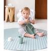 High Chair Splat Mat , Spotted, Moss - Playmats - 5