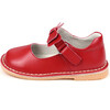 Iris Bow Strap Mary Jane, Red - Mary Janes - 2