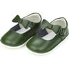 Baby Ava Bow Strap Mary Jane, Green - Mary Janes - 1 - thumbnail