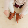 Baby James Leather Lace Up Shoe, Cognac - Boots - 2 - thumbnail