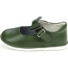 Baby Ava Bow Strap Mary Jane, Green - Mary Janes - 2