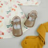 Baby Ava Bow Strap Mary Jane, Mocha - Mary Janes - 4