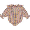 Benerice Baby Romper, Plaid - Rompers - 1 - thumbnail