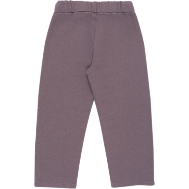 Logo Flock Jogging, Burgundy - Pants - 3