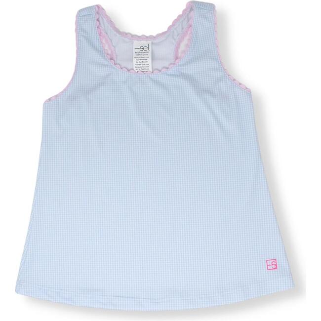 Riley Razor Tank, Blue MG & Pink - T-Shirts - 1