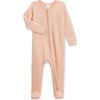 Peyton Zipper Sleeper, Blush - Bodysuits - 1 - thumbnail