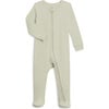 Peyton Zipper Sleeper, Sage - Bodysuits - 1 - thumbnail