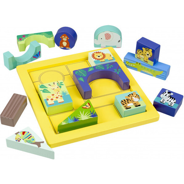 Jungle Animal Block Puzzle - Wooden Puzzles - 4