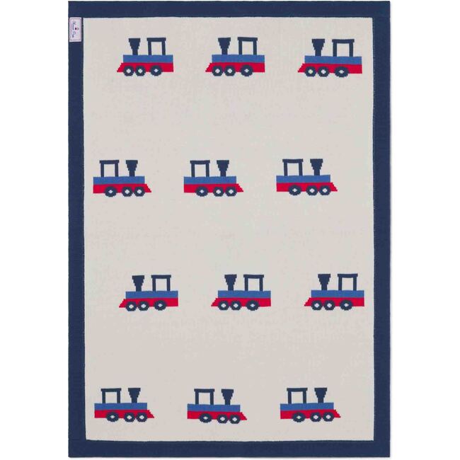 Stroller Blanket Train, Cannoli Cream - Blankets - 2