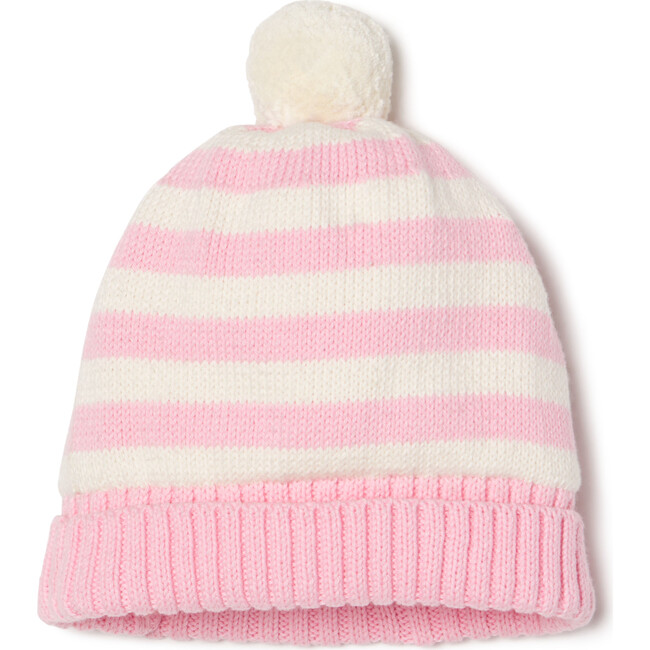 Cole Winter Hat and Glove Stripe Set, Lilly's Pink - Mixed Accessories Set - 3