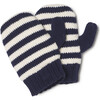 Cole Winter Hat and Glove Stripe Set, Blue Ribbon - Mixed Accessories Set - 3 - thumbnail